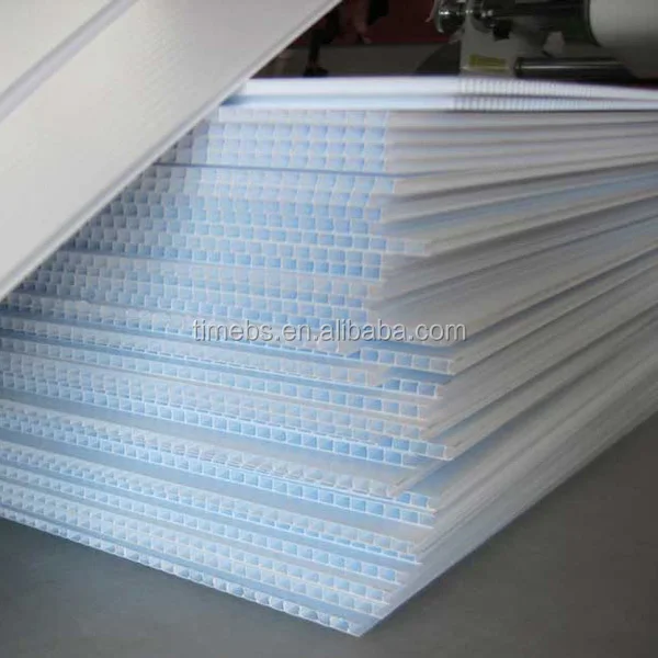 White 4mm Pp Corrugated Plastic Cardboard Sheets - Buy Pp Corrugated