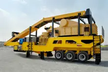 protable crusher, mobile crushing and screening plant