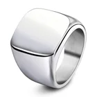 316l surgical steel ring jewelry men blank cheap bulk jewelry