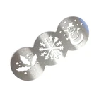 assorted custom coffee stencil lovely snow shape cappuccino stencil