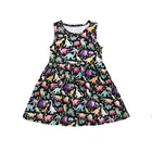 Cloth Kid Clothing Child Party Dress Summer Baby Young Teen Tube Flower birthday dresses for girls