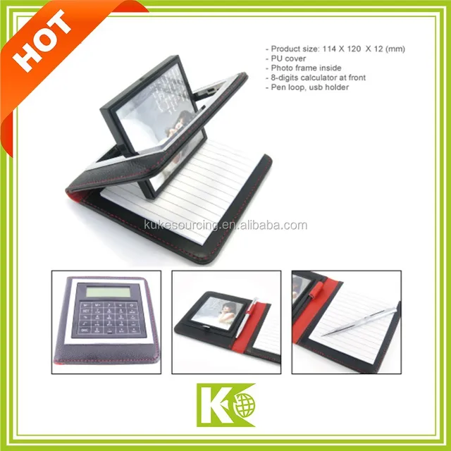 Multi function Notebook with Calculator