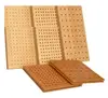 TianGe Factory mdf wooden perforated Grooved wood acoustic panel decorative Sound absorbing board