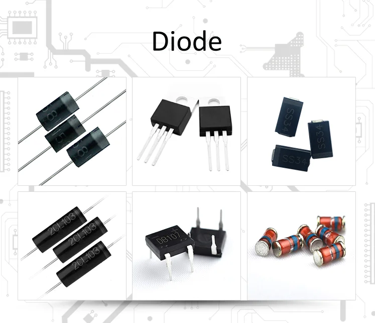 1A 1000V 1N4007 Dip Rectifier Diode For LED