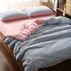 skin-care and comfortable 100% cotton stripe knitted bed linen jersey bedding sets
