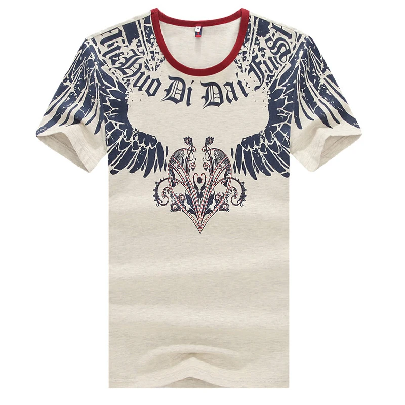 T Shirt Men 2015 New Style Fashion Summer Sport Short Sleeve Cotton T-shirt men O-Neck T-shirt Men's Clothing Plus Size XXXXXL
