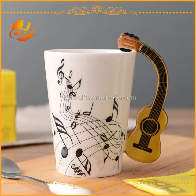 coffee mugs 3d unique handle design cool coffee milk ceramic tea