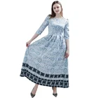 Elegant ladies club black and gray and white summer long sleeve dress