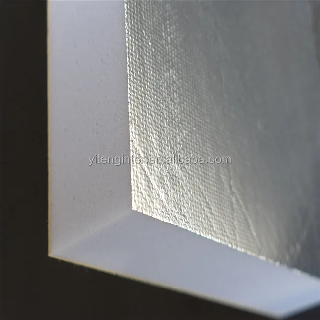 flame retardant basotect melamine foam with aluminum foil