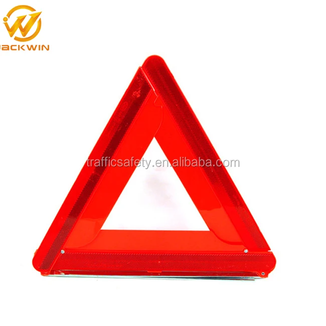السيارات سيارة الأحمر للطي الطوارئ تحذير السلامة مثلث المرور تسجيل