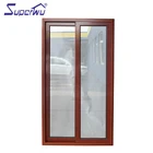 China made sound proof wooden aluminium sliding door pictures