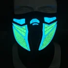 Sound reactive Halloween led party Mask with custom designs