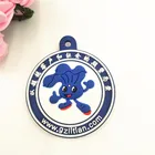 Coloured Plastic Couple Keyring Custom Keychain Gift No Minimum Logo Silicon 3d Soft Pvc Key Chain