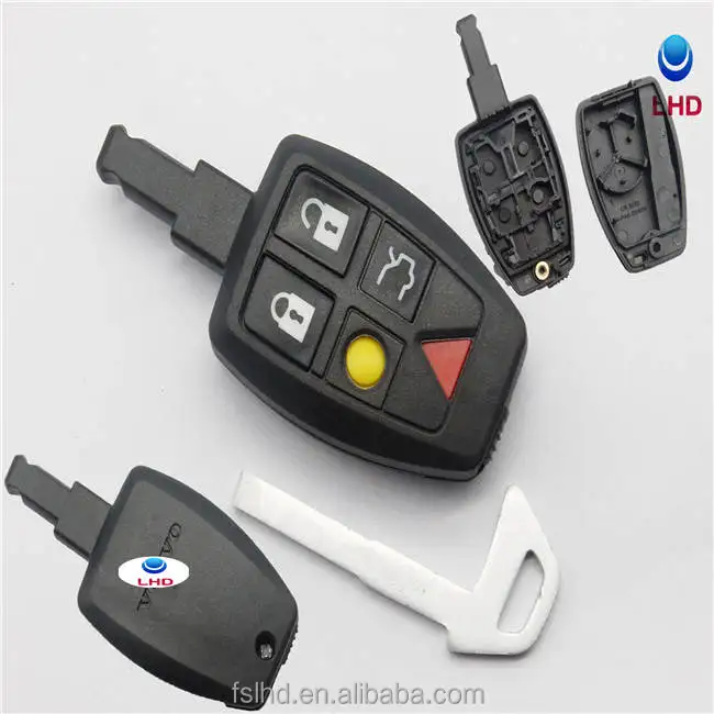 Aramox Replacement 5 BTN Smart Remote Key Shell Entry Fob Case Blade For Cadillac