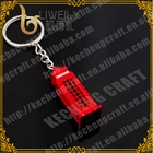 Custom keychain Metal Telephone Box London souvenir promotional gift Keyring