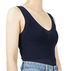 2018 sexy women tank top knitting ropa de mujer sleeveless summer crop blouse ONLY SUPPORT STOCK SALE