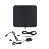 Digital Amplified Indoor HD TV Antenna Amplifier Signal Booster Support 1080P UHF/VHF Freeview Channels