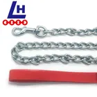 Steel Chains Chain Twisted Chain Nickel Plated Steel Pet Animal Dog Chains Welded Twisted Link Chain