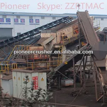 Tire series mobile crushing plant of portabl cone crusher plant