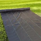 100% PP woven geotextile weedmat/anti grass mat/green ground cover geotextile cloth in rolls