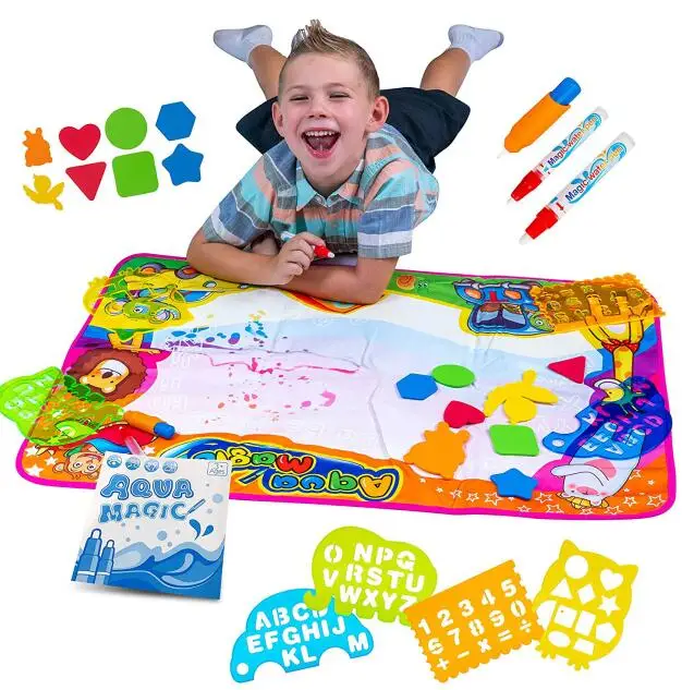 Aqua Doodle Mat Large Educational Water Drawing Mat For Kids Fun Creative Water Drawing Mats Toys Toddler Painting Board Buy Water Doodle Drawing Mat Aqua Doodle Mat Large Educational Water Drawing Mat Creative