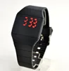 ODM logo digital sports touch screen silicone led watch