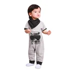High Quality Babies Clothing Cool Bear Romper Soft Odile Cotton Boys Jumpsuit