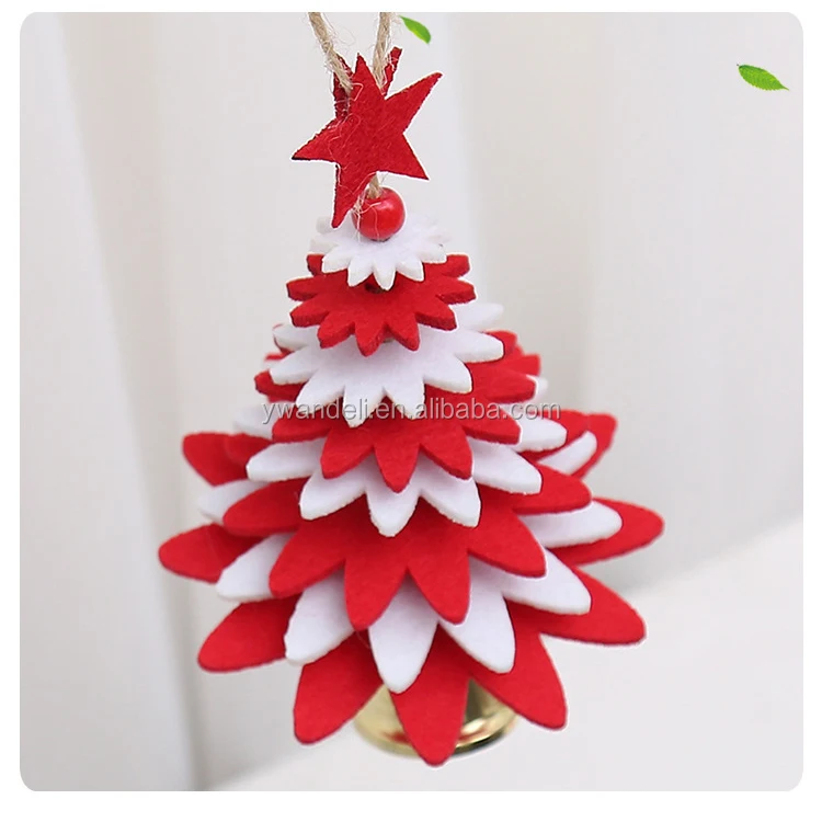 handmade colorful christmas tree gift and decoration