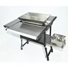Stainless Steel BBQ Grilling Flexible metal bbq portable multi function mobile grill set kitchen set with stools