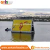 Floating on water air tight inflatable outdoor advertising billboard