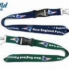 Economic Custom Lanyards With Printed Logo Polyester NFL Lanyard