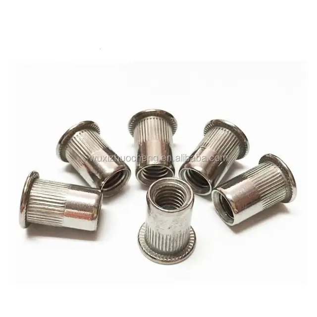 hot sale flat head rivet nut m3 m4 m5 m6 m8 m10 m12 for