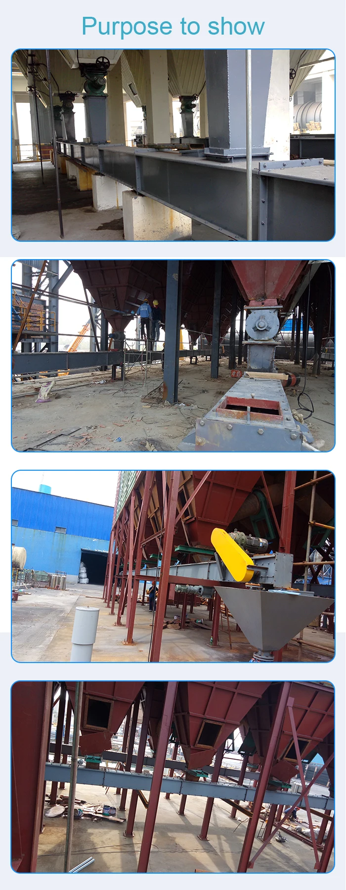 Plastic slat cement tube fu chain conveyors for cement