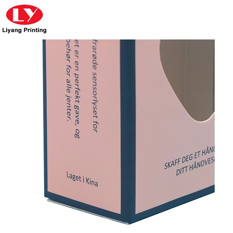 wholesale custom logo hair extension gift box wig paper