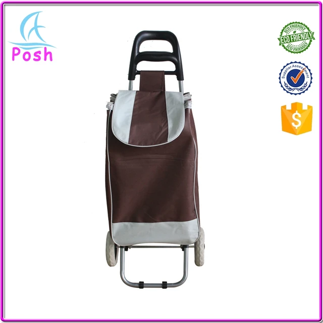 2 wheel shopping trolley bag