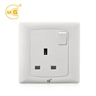 BS 1363 UK standard 13amp wall switched socket outlet