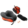 Factory personalized comfort 360 neck&shoulder massage memory foam travel musical pillow