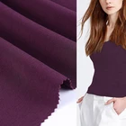 Plain dyeing single jersey cotton fabric spandex for tops