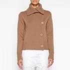 Ladies winter knitted wool cashmere coat design cardigan sweater