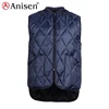Chinese garment manufacturer wholesale quilted cotton solid custom logo men winter waterproofl vest