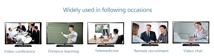 Wireless video conference speaker and microphone for 30square meeting room - ANKUX.COM