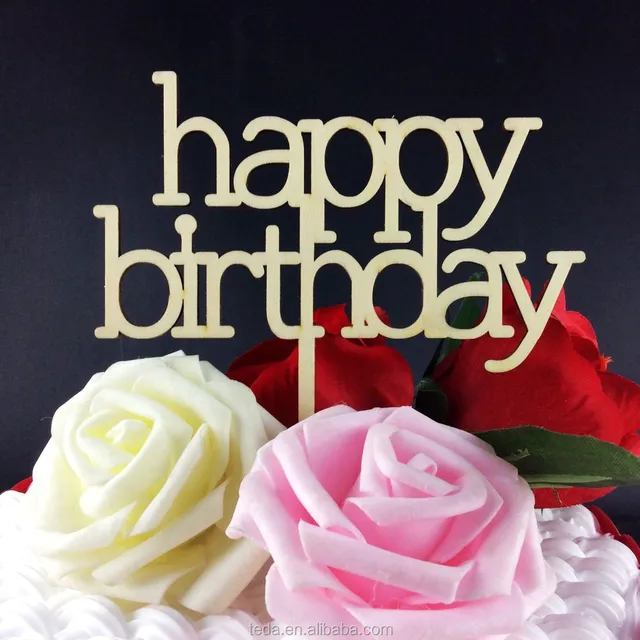 happy birthday cake toppers