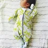 Baby Stock Lots Print Clothes Cotton Romper With Zip From Shops In Turkey