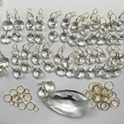 Asfour quality 14mm crystal beaded chain with 63mm pendants drop for chandelier parts
