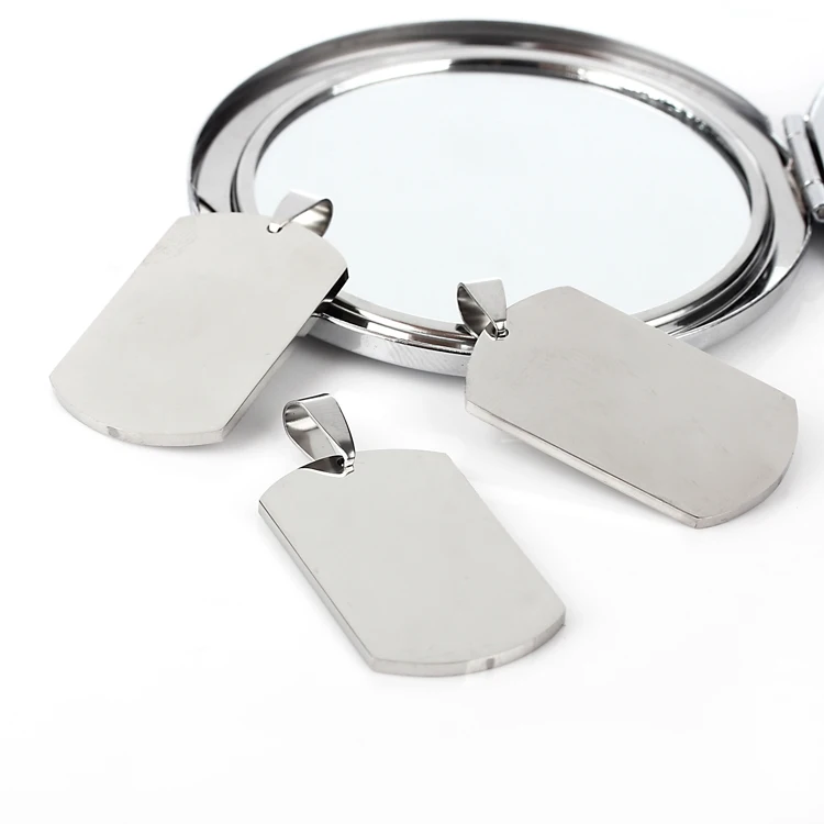 10Pcs Pendants For Necklace Slide Charms Silver Plated Pendant Glue on Bails Square Pad Pingente Metal Jewelry Blanks 43*25mm