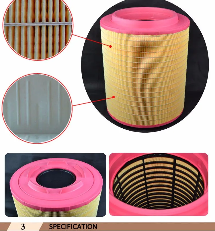 Truck air filter K2273 K2440 K3544