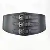 Punk Wide Belts for Women Retro Metal Pin Buckle Faux Leather Elastic Female Corset Designer Brand Luxury Lady's Dress Waistband
