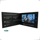 Factory Wholesales 7Inch TFT Lcd Screen Video Booklet,Customized tft lcd video business cards factory