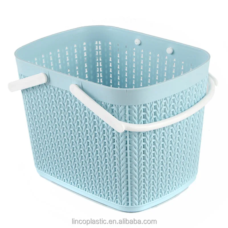 plastic house home daily clothes washing cleaning laundry basket