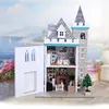 Educational doll house new children wooden toys for girls kids very cheap wooden toy oem